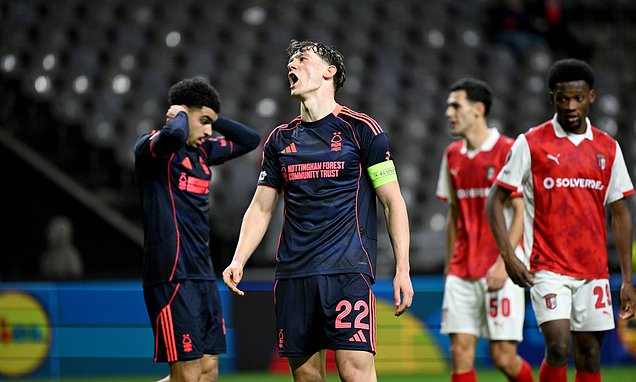 Nottingham Forest´s hopes of qualifying automatically hit in Braga...