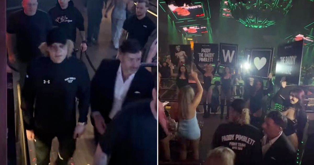 Paddy Pimblett shows off two black eyes at UFC after-party - The Mirror