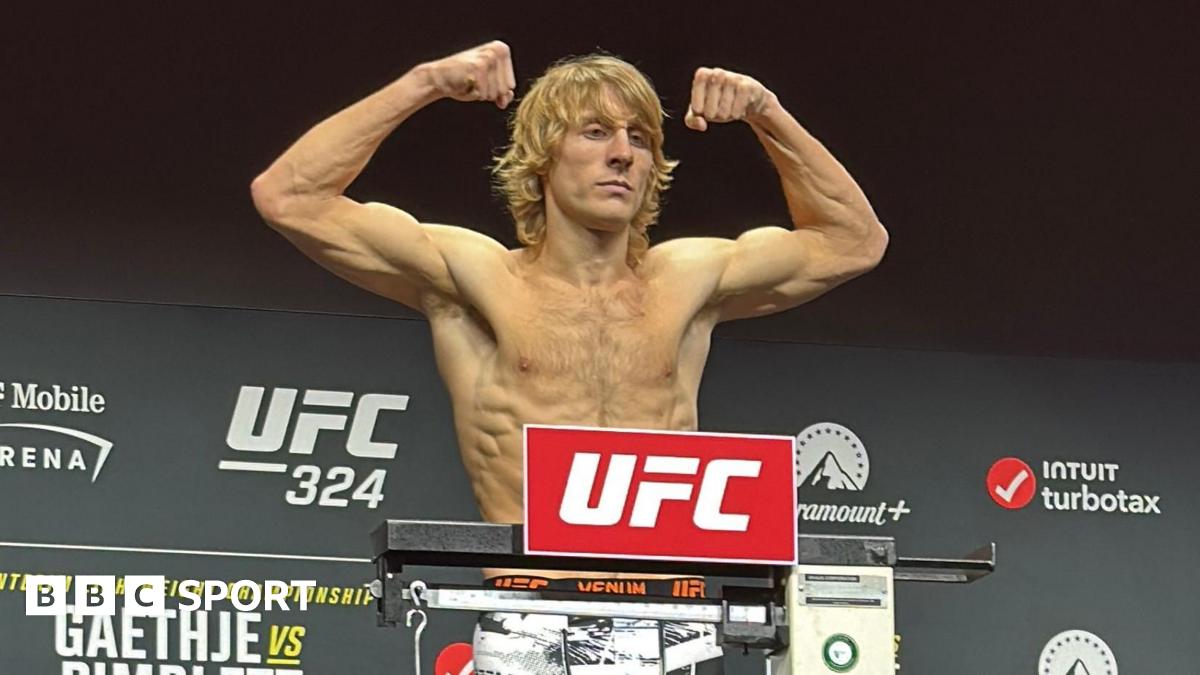Paddy Pimblett vs Justin Gaethje: UFC 324 - Briton makes weight for UFC interim title fight