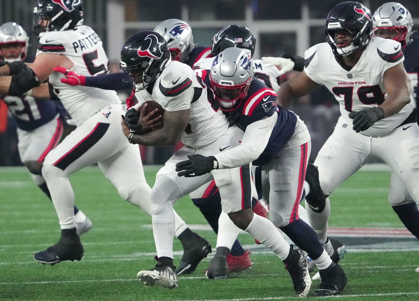 With defensive front all back healthy, Patriots rock the Texans right out of the building - The Boston Globe