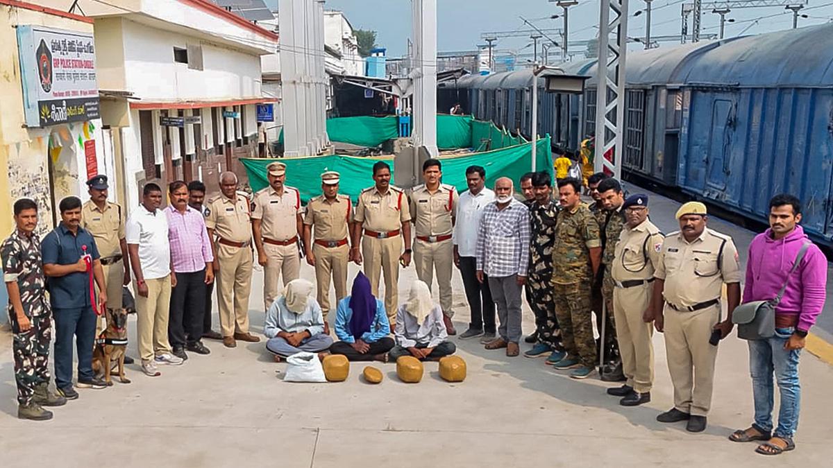 Police seize 11 kg of ganja from train in Ongole