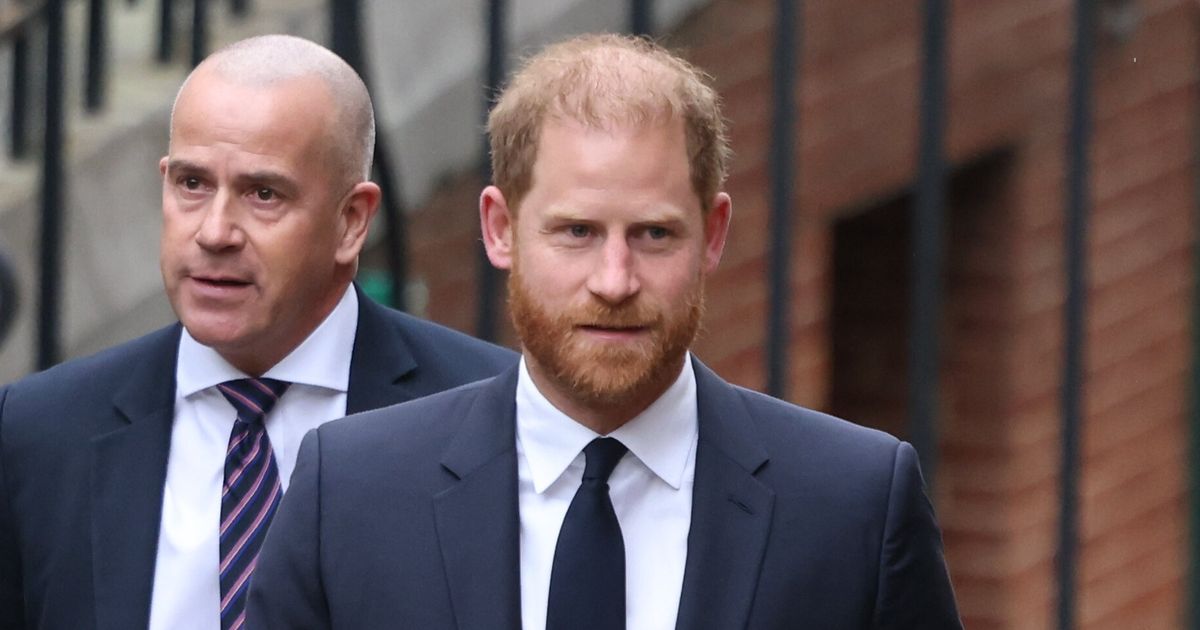 Prince Harry back in UK as he arrives at court alongside Liz Hurley