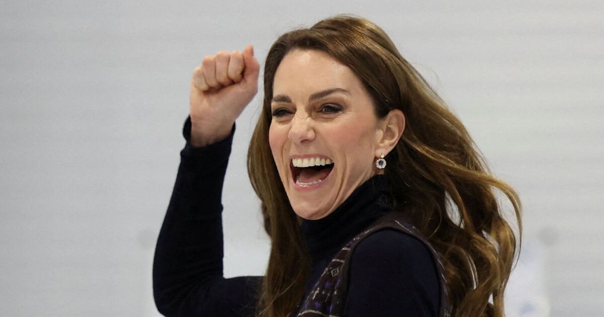 Best pictures of Princess Kate curling as she defeats Prince William