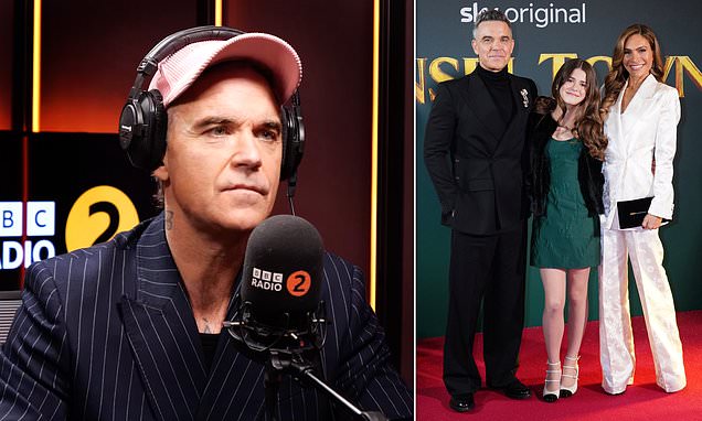 Robbie Williams reveals heartbreaking text his daughter Teddy sent him