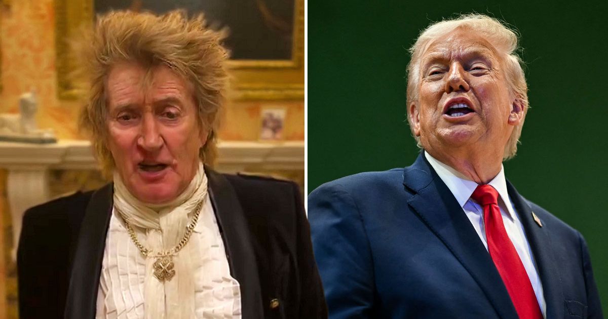 Rod Stewart rips into Donald Trump calling his former neighbour a 'draft dodger' - The Mirror