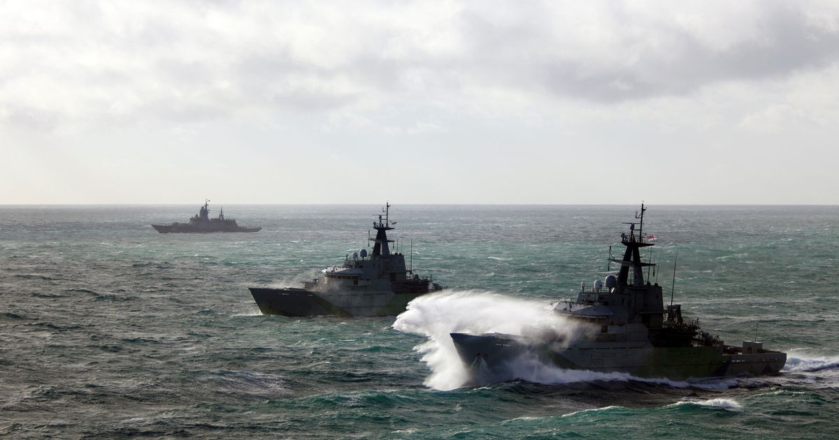 WW3 fears grow as Royal Navy intercepts Russian ships in English Channel - Daily Star
