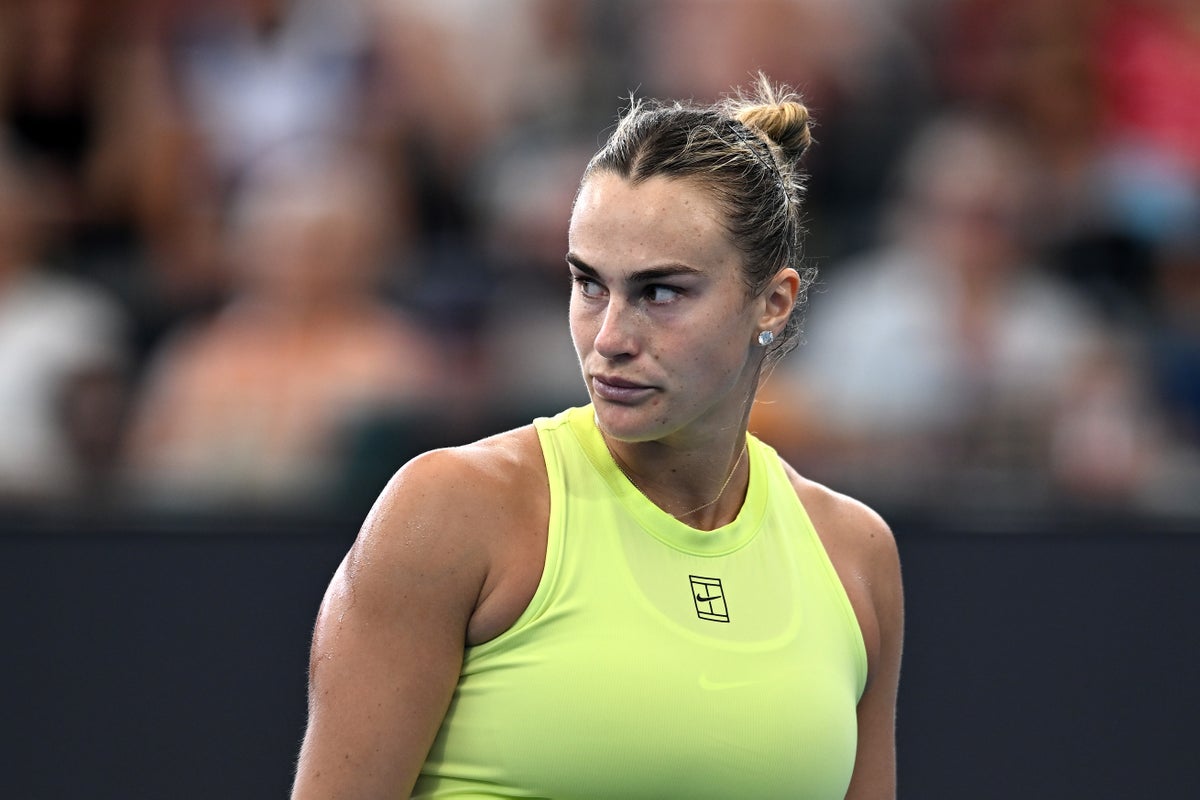Sabalenka happy to be fined for skipping tournaments in 'insane' tennis schedule