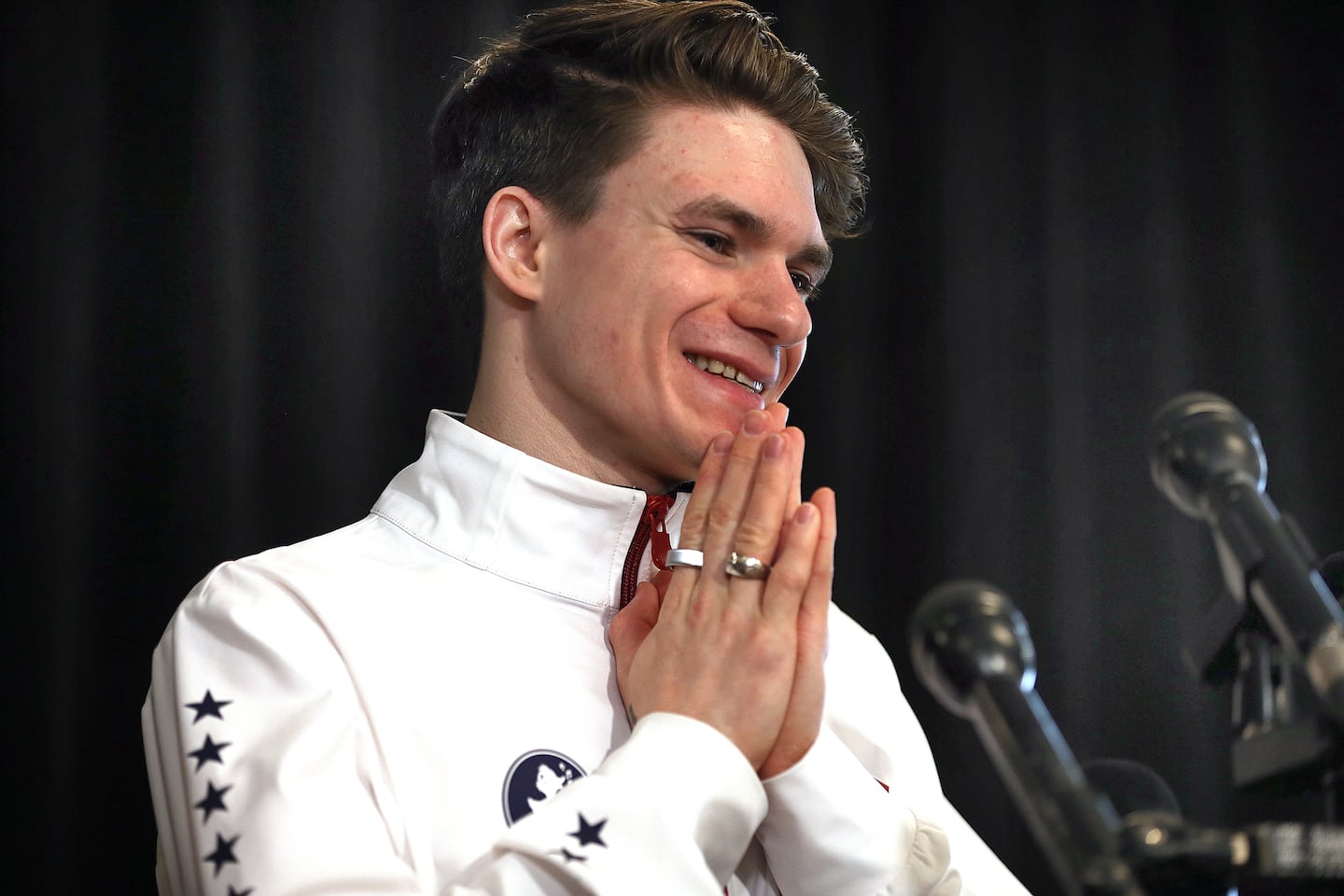 The Skating Club of Boston welcomes new Olympians Maxim Naumov, Emily Chan, and Spencer Howe home to prep - The Boston Globe