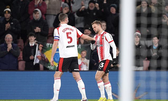 Leo Scienza on target as Southampton ease pressure on head coach...