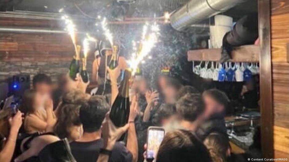 Swiss officials: NYE fire ignited by sparkling flares