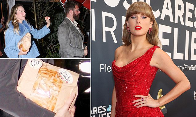 Taylor Swift ignites frenzy by gifting her bread at Este Haim party
