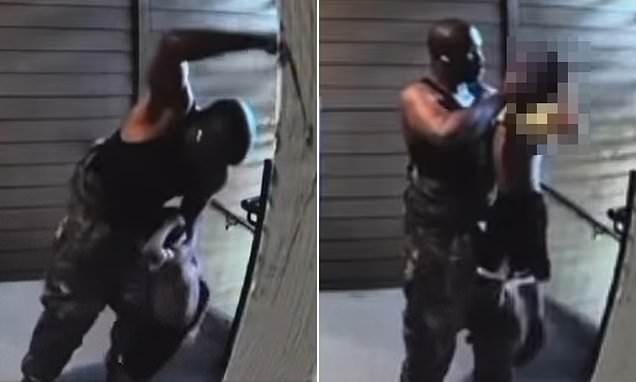 Horrendous footage captures man beating up toddler on doorstep
