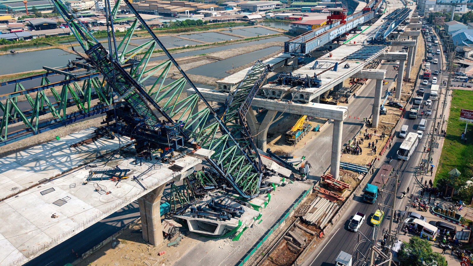 Thailand suffers another construction accident just a day after rail tragedy that killed 32