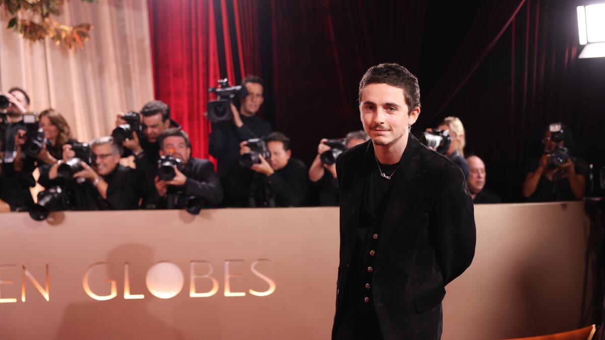 Timothée Chalamet wins first-ever Golden Globe for 'Marty Supreme' role