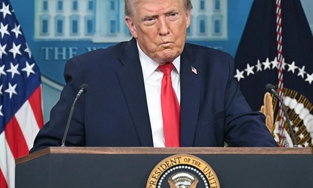 Muted anniversary: Trump marks first year back with grievances