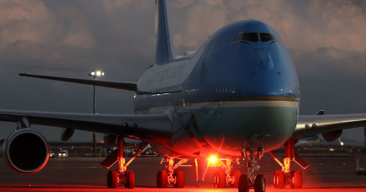 Donald Trump's 'doomsday plane' mobilised as WW3 fears with Russia soar