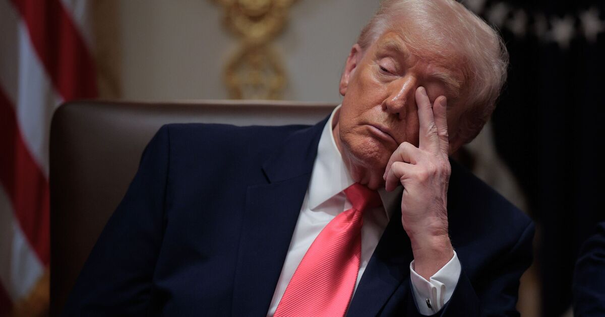 Trump's 4-word admission over 'falling asleep' in Cabinet meetings