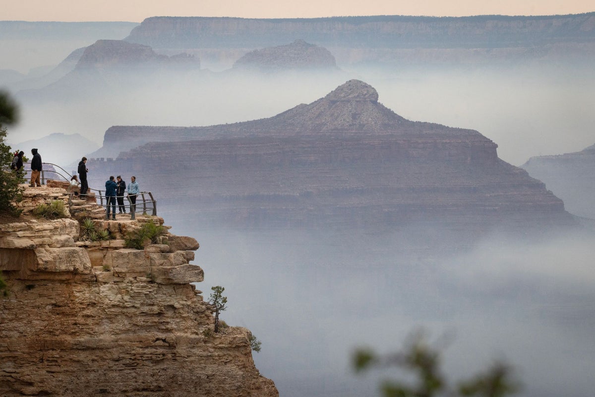 Signs about Native Americans disappearing from parks at Trump's order