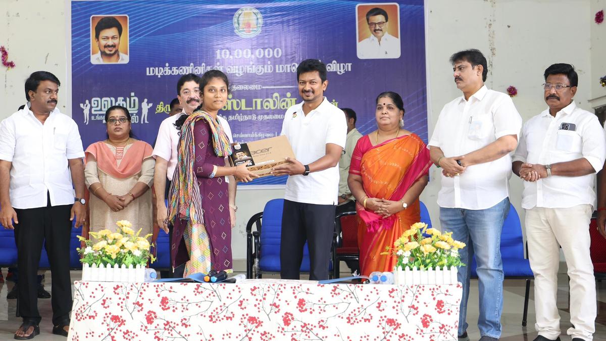 Use laptops for studies, not YouTube, movies: Udhayanidhi