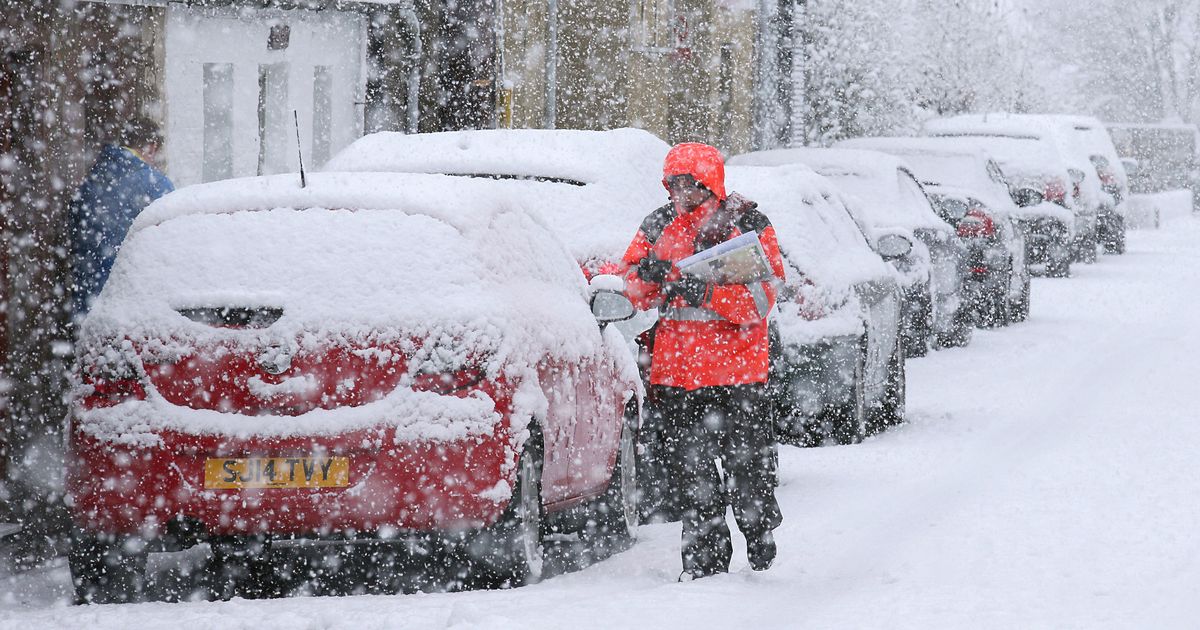 UK snow maps show England and Wales hit across 240 miles with up to 10 inches - The Mirror