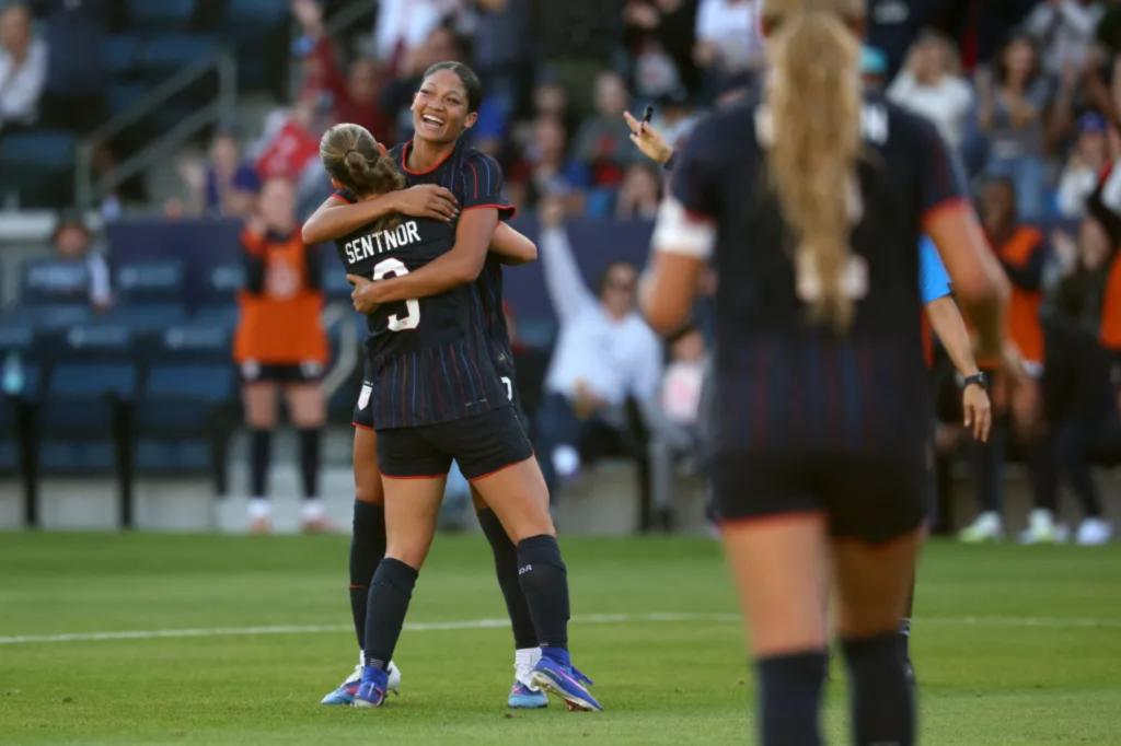 USWNT explode for five second-half goals in shutout win over Paraguay...