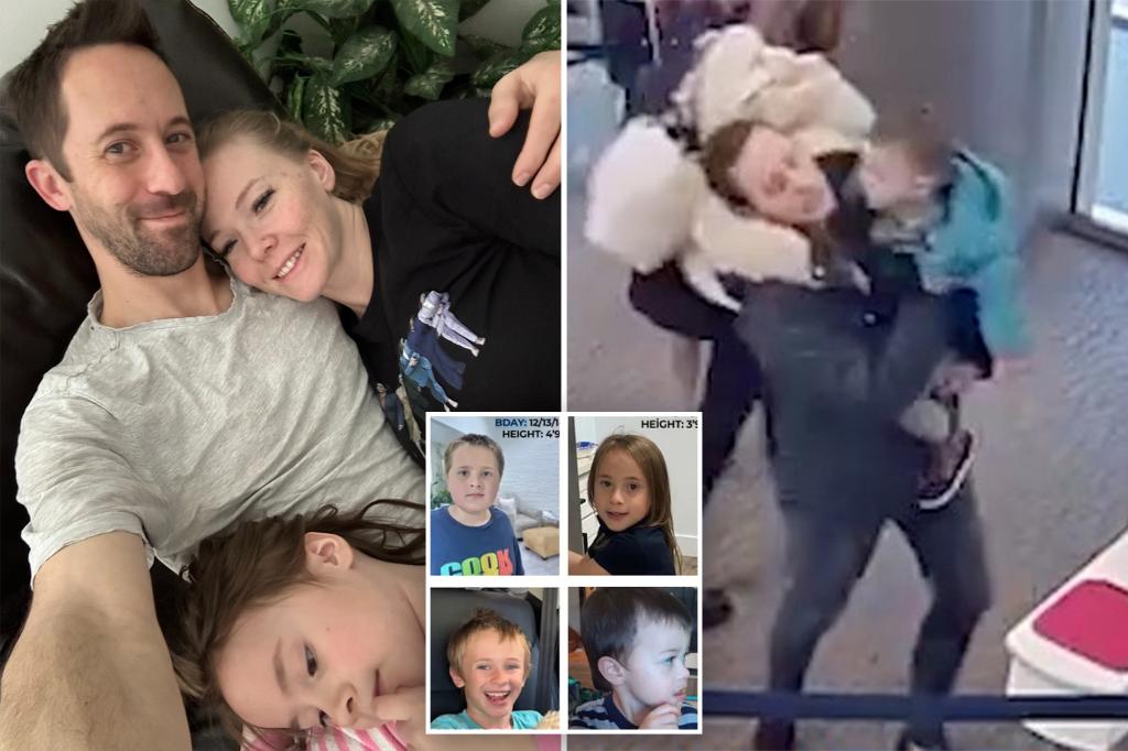 Doomsday mom who allegedly abducted her children arrested as kids...