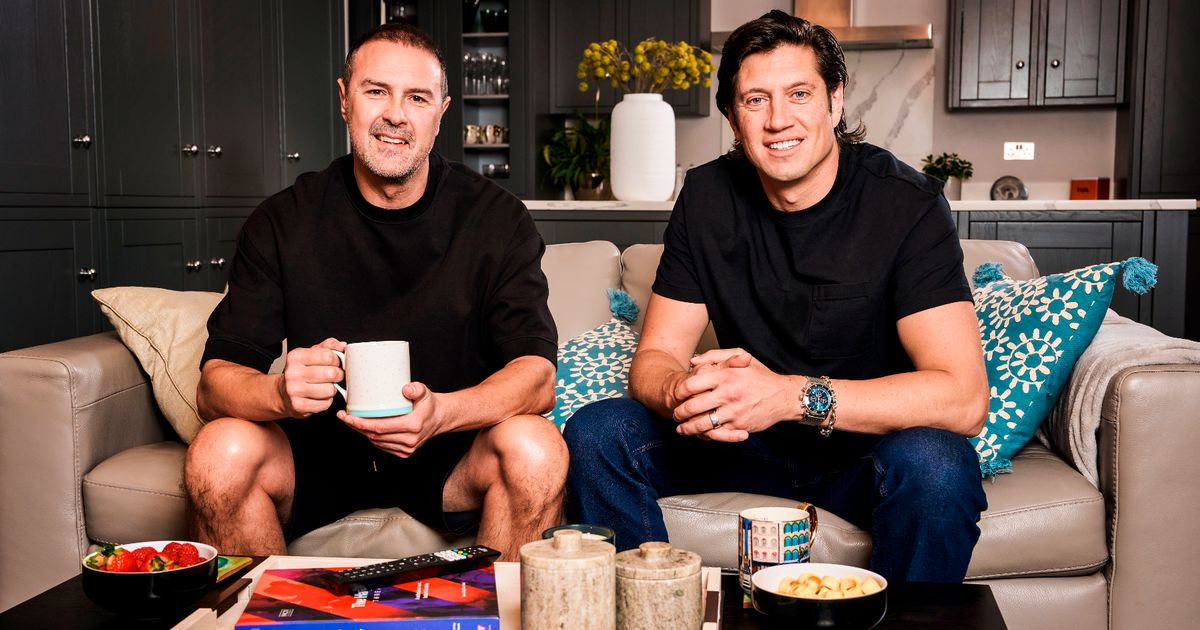 Vernon Kay confronts co-star Paddy McGuinness about 'fake' body transformation photo - The Mirror