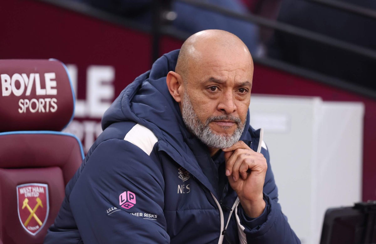 West Ham have no immediate plans to sack Nuno Espirito Santo after Wolves defeat