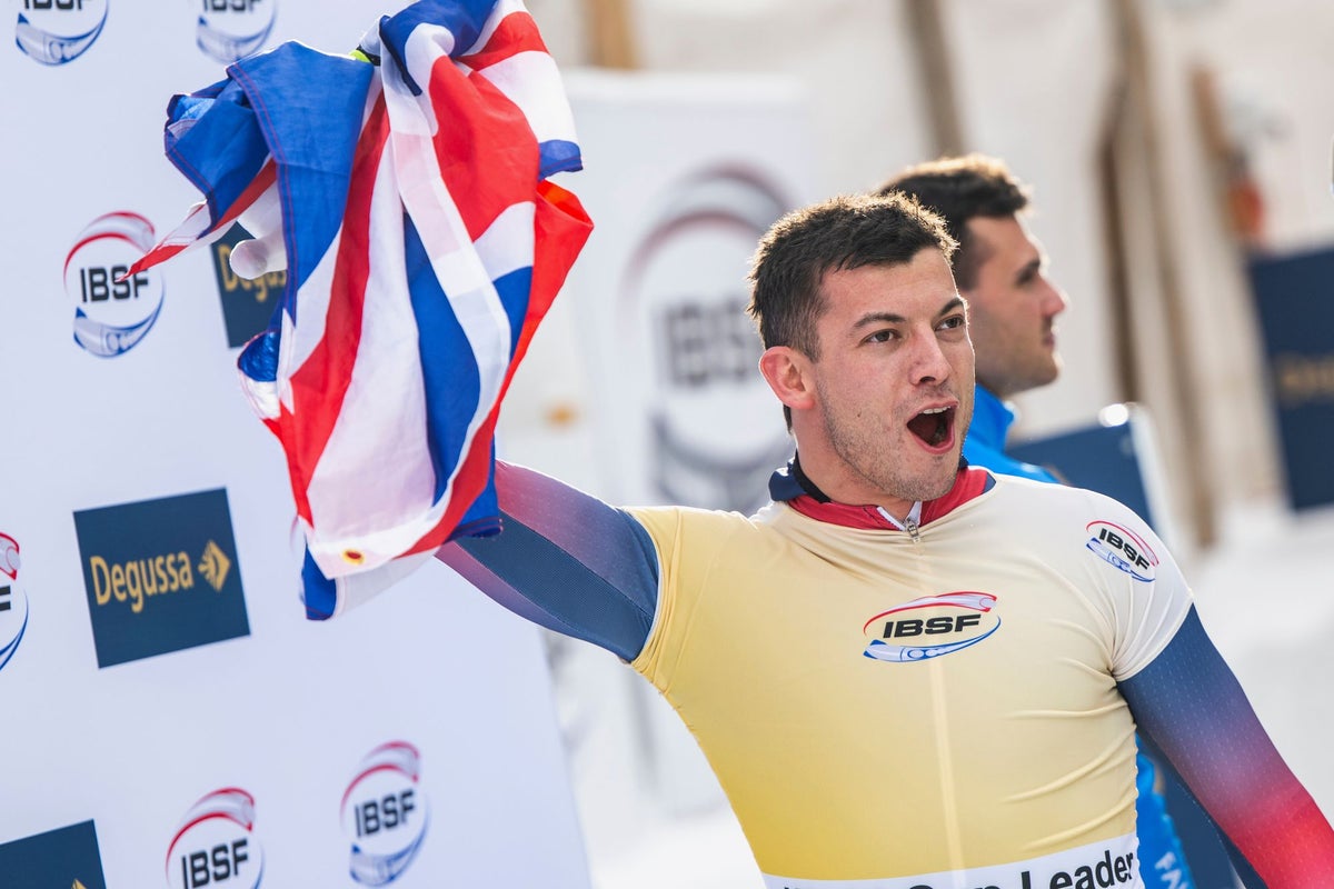 British skeleton star Matt Weston lays down Winter Olympics marker