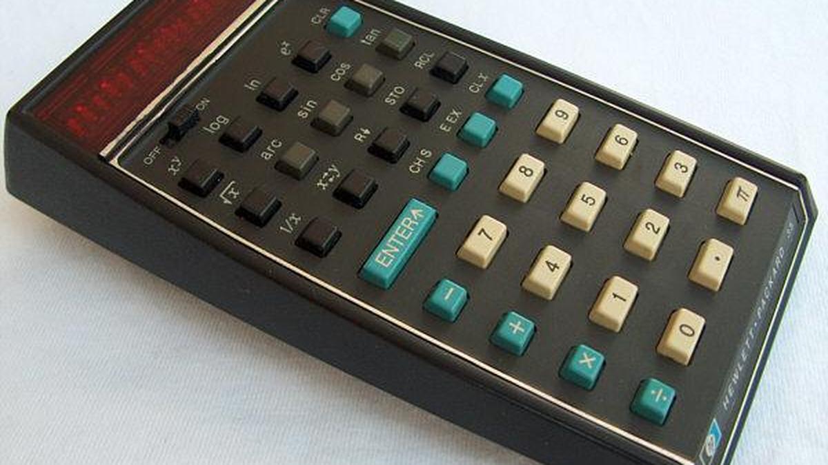 The world's first handheld scientific calculator