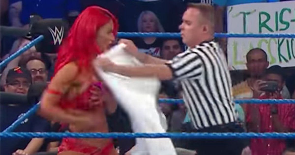 Most infamous WWE wardrobe malfunctions ever - ripped catsuits to exposed nipples - Daily Star