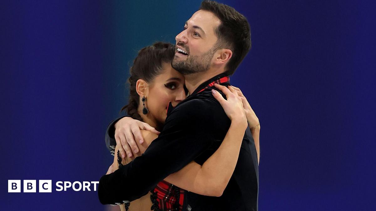 2026 Winter Olympics: GB's Lilah Fear & Lewis Gibson miss out on figure skating medal