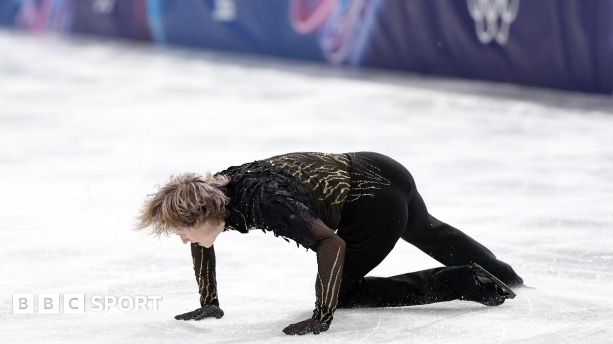 2026 Winter Olympics: Mikhail Shaidorov wins men's figure skating gold as 'Quad God' Ilia Malinin crumbles