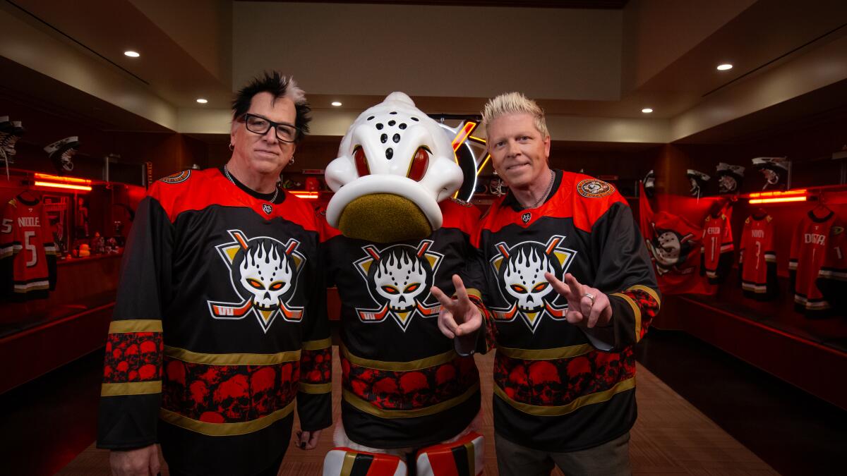 Anaheim Ducks and the Offspring bring punk rock energy onto the ice with Come Out and Play Night