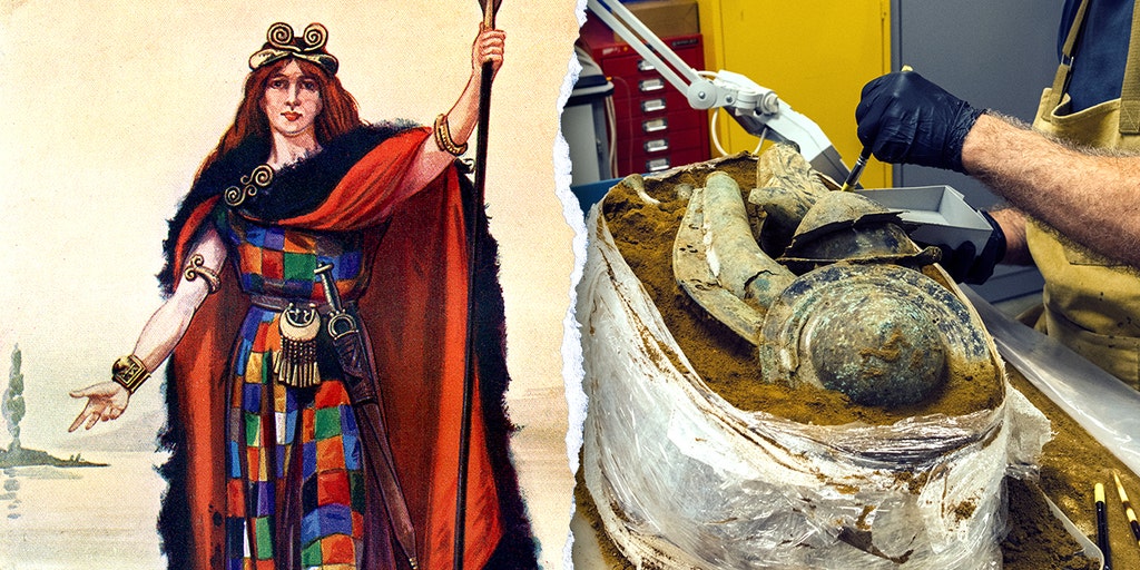 Haunting ancient battle trumpet unearthed in landscape tied to legendary queen