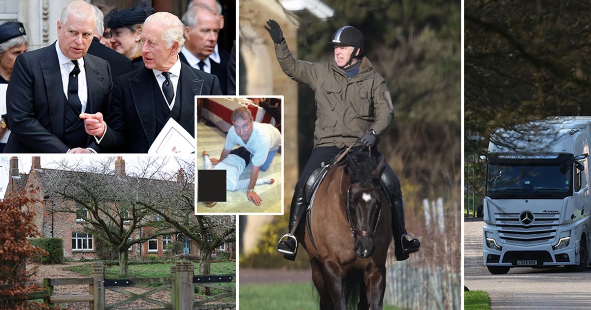 Andrew needs escort to get into his house as staff go on strike in humiliating new blow - Daily Star