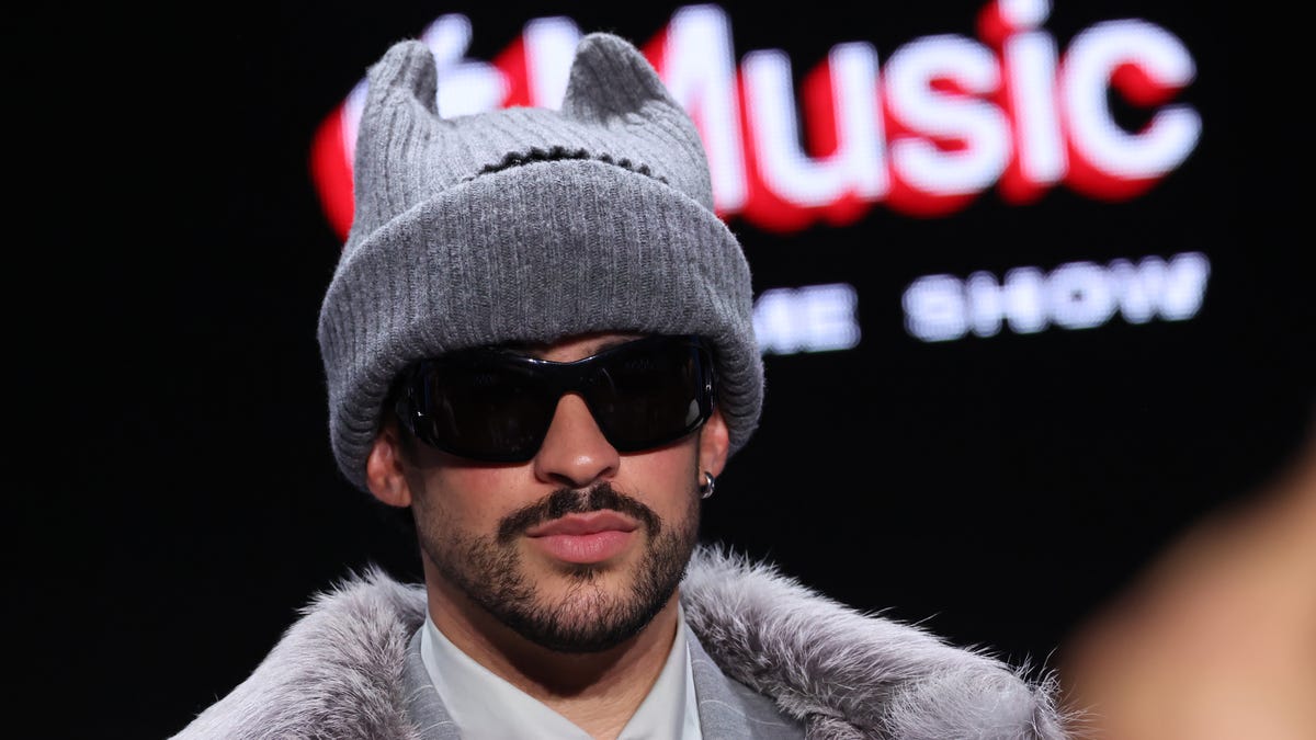 What did Bad Bunny wear during Super Bowl halftime show?