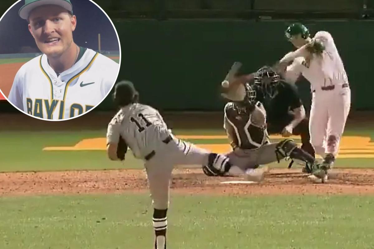 Baylor college baseball player slugs three grand slams in historic...