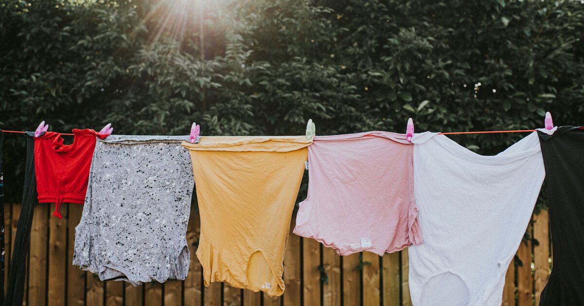 Clothes will dry outside in February if hung out at these times of the day
