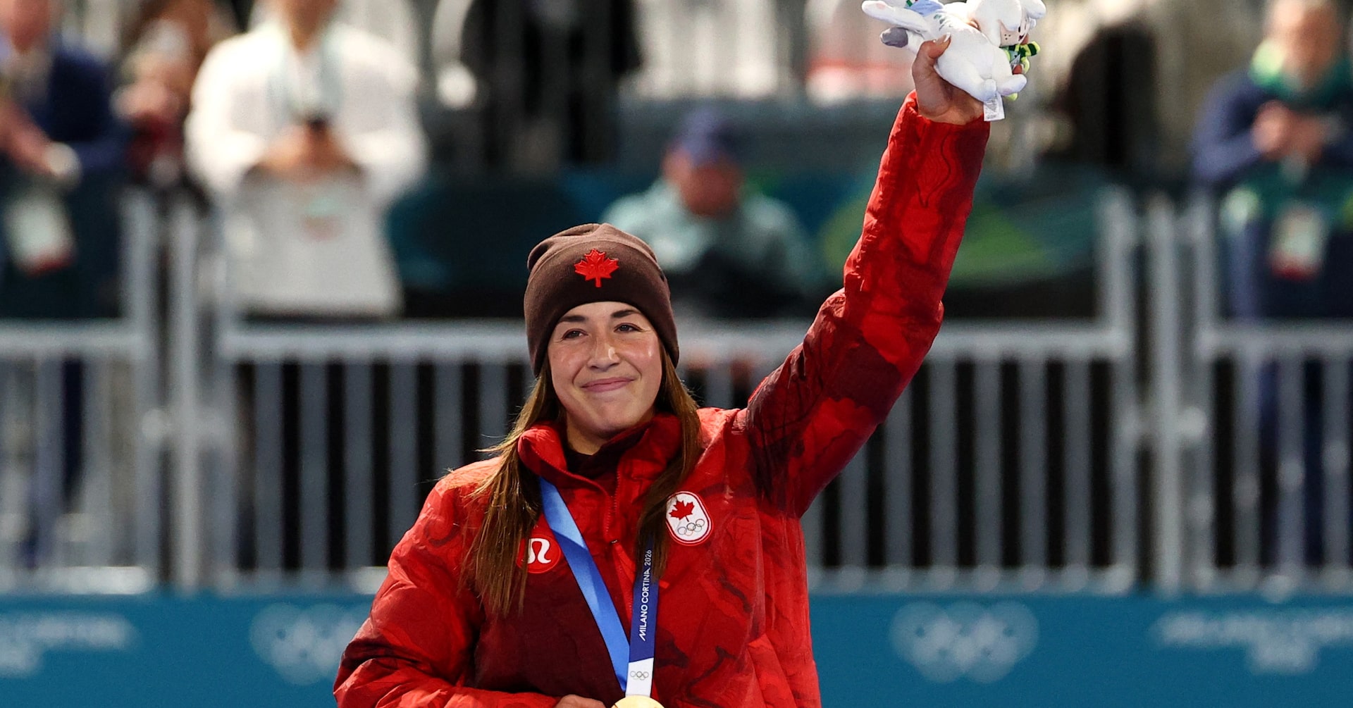 Speed skating-Canadian Maltais credits winner Lollobrigida for pushing her to podium