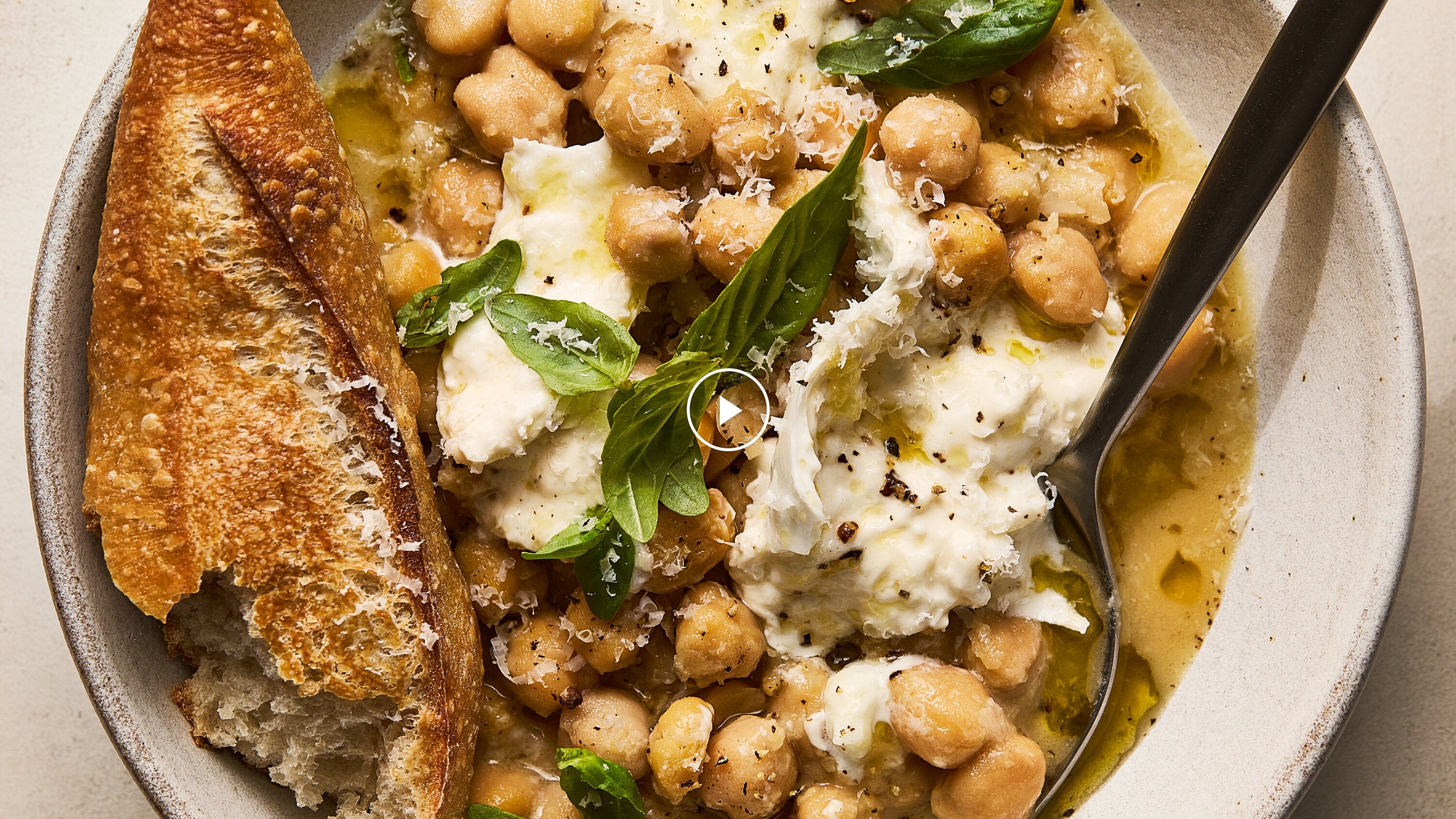 Video: Chickpeas al Limone With Burrata