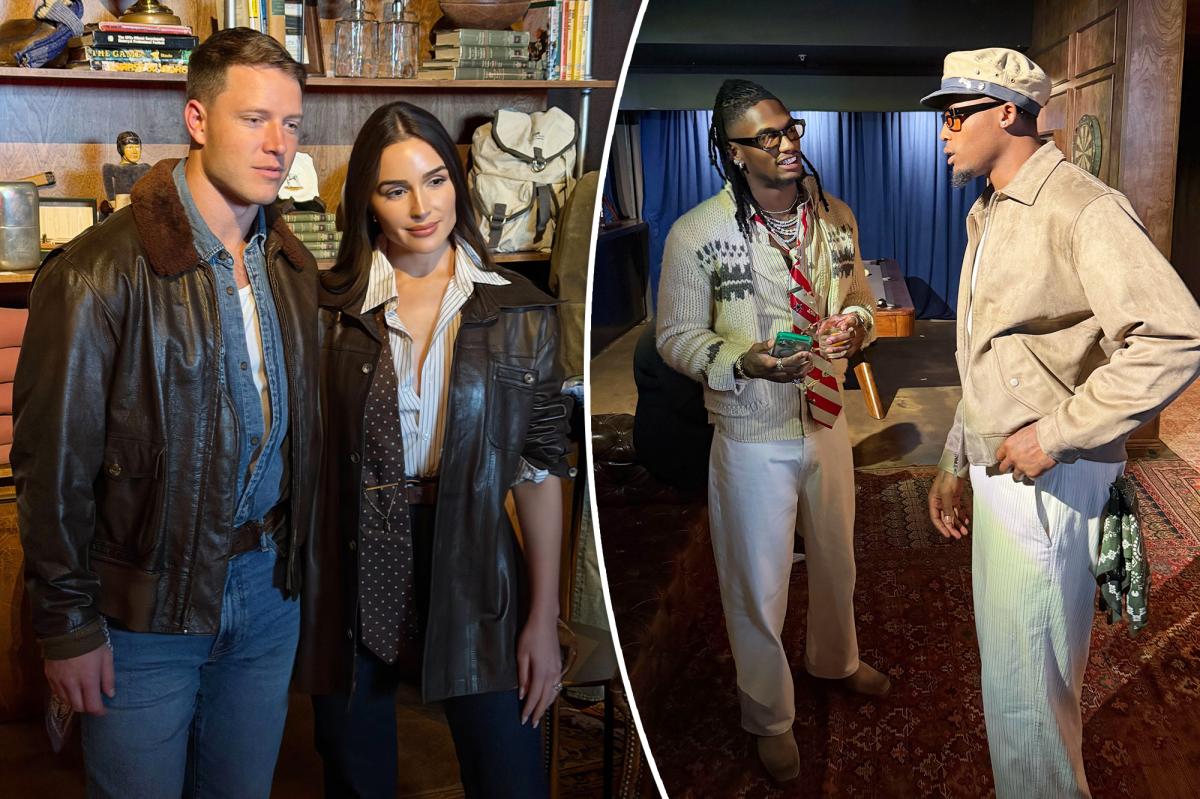 Christian McCaffrey, Olivia Culpo, NFL stars strut at Abercrombie...