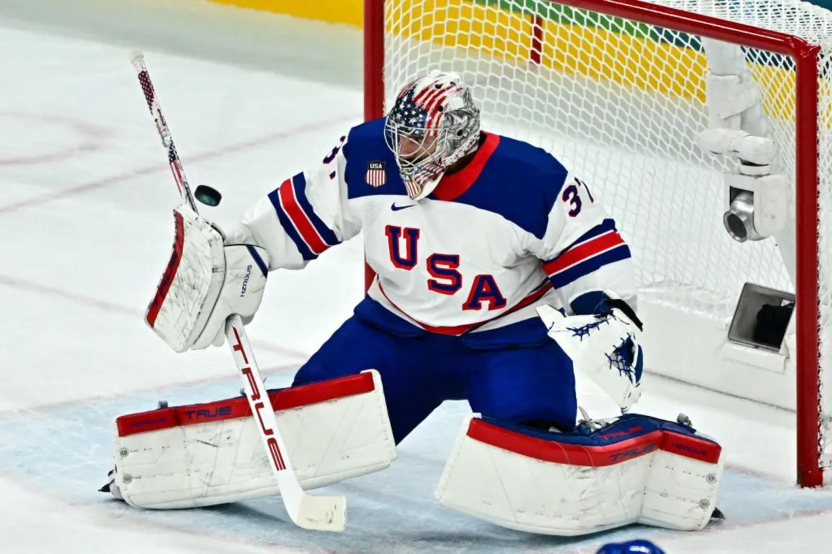 Connor Hellebuyck gives Team USA goalie edge in battle vs. Sweden