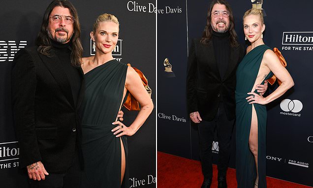 Dave Grohl and wife Jordyn Blum put on a united front at gala