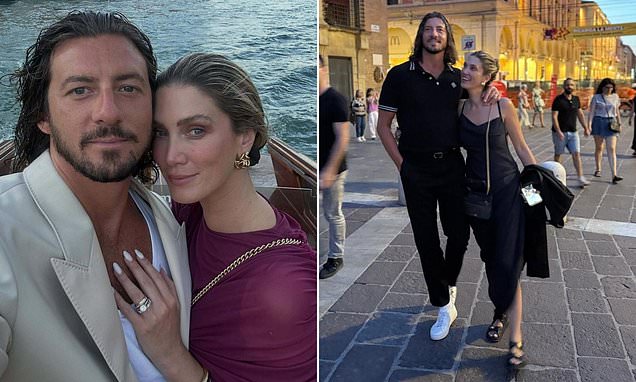 Delta Goodrem and husband celebrate first Valentine's Day