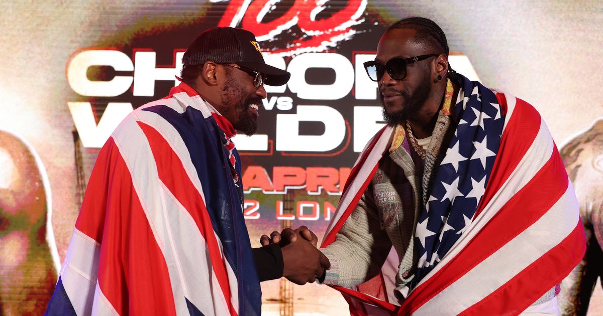 Derek Chisora gives Deontay Wilder a taste of Britain ahead of heavyweight clash - The Mirror