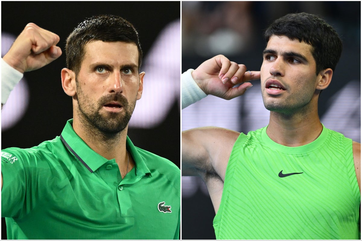Djokovic v Alcaraz live: Australian Open latest score updates from historic final