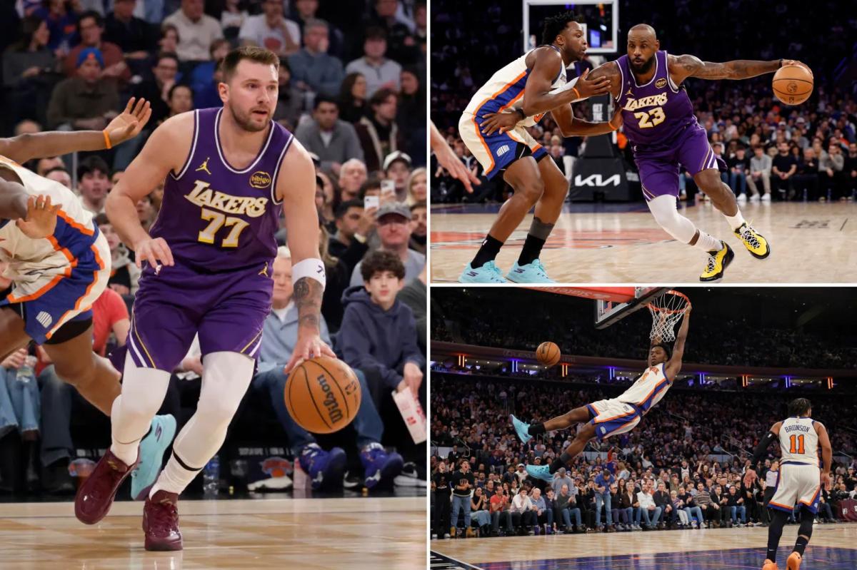 Despite Doncic's near triple-double, lights were too bright in New...