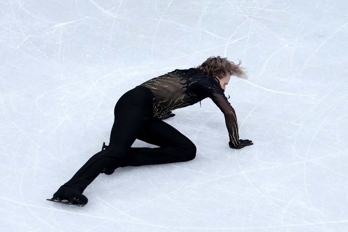 'Quad God' falls to earth as Mikhail Shaidorov wins gold in figure skating drama