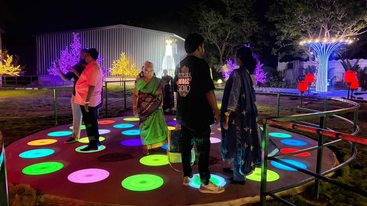 T.N.'s first glow garden opens at Mamallapuram